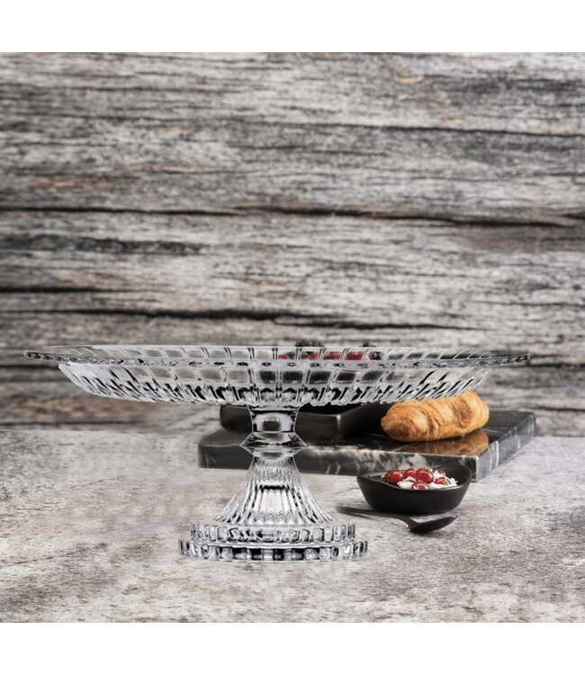 Pasabahce Glamour – Tortenständer aus Glas auf Fuß – 31,8 cm