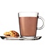 Pasabahce Tribeca Teeglas mit Untertasse 400 ml – Gehärtetes Glas – 2 Stück