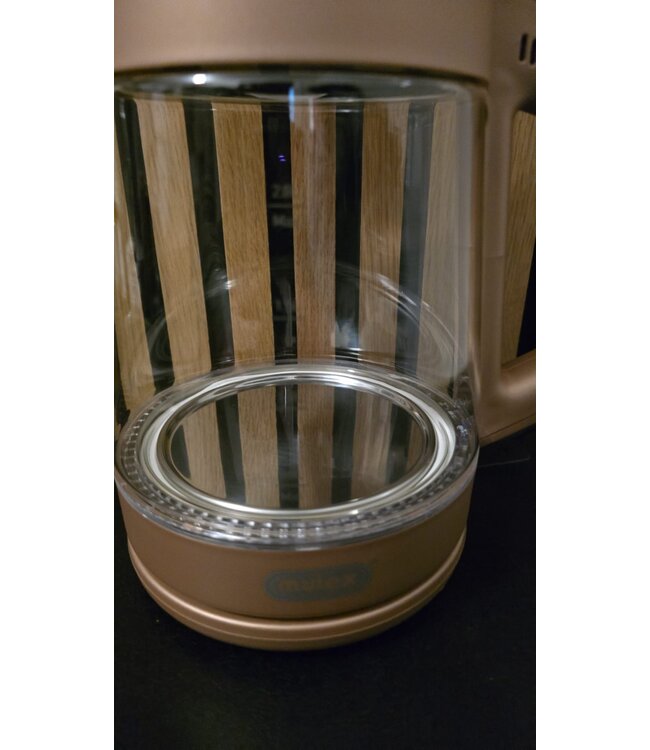Waterkoker, samovar met theepot - Mulex Tee-Express, 2L, elektrische, glas,