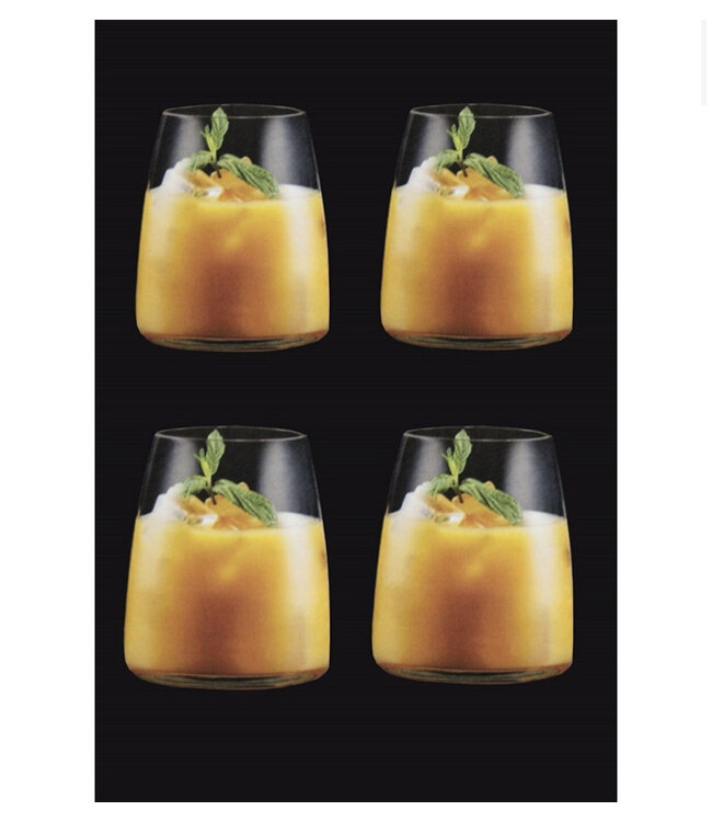 Pasabahce Pinot – Verre à eau/verres à eau – Lot de 4 – 390cc
