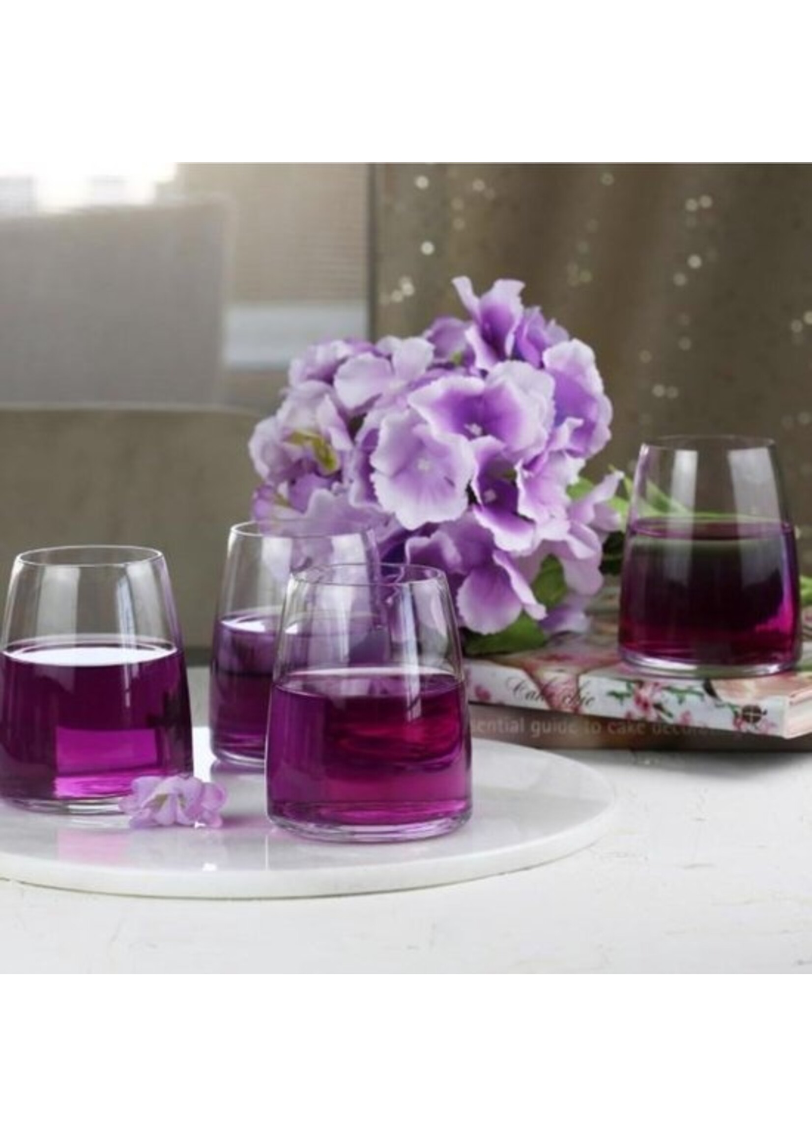 Pasabahce Pinot – Verre à eau/verres à eau – Lot de 4 – 390cc