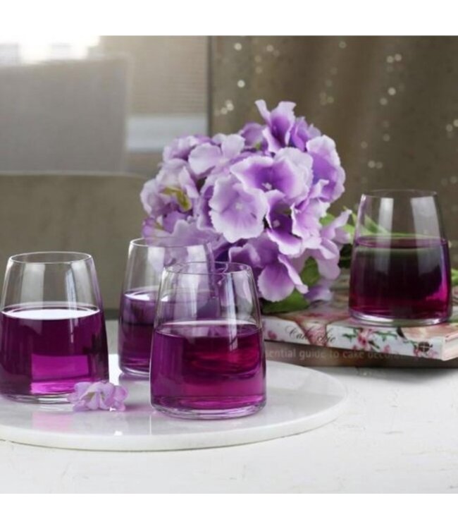 Pasabahce Pinot – Verre à eau/verres à eau – Lot de 4 – 390cc