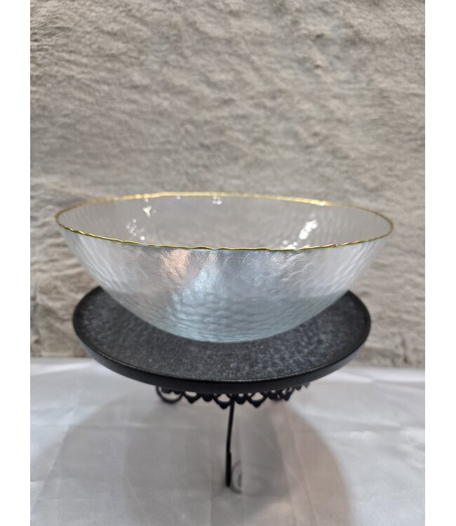 Fruitschaal 27cm van glas