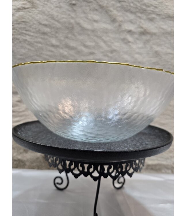 Fruitschaal 27cm van glas
