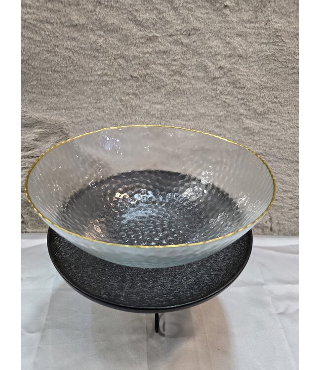 Fruitschaal 27cm van glas