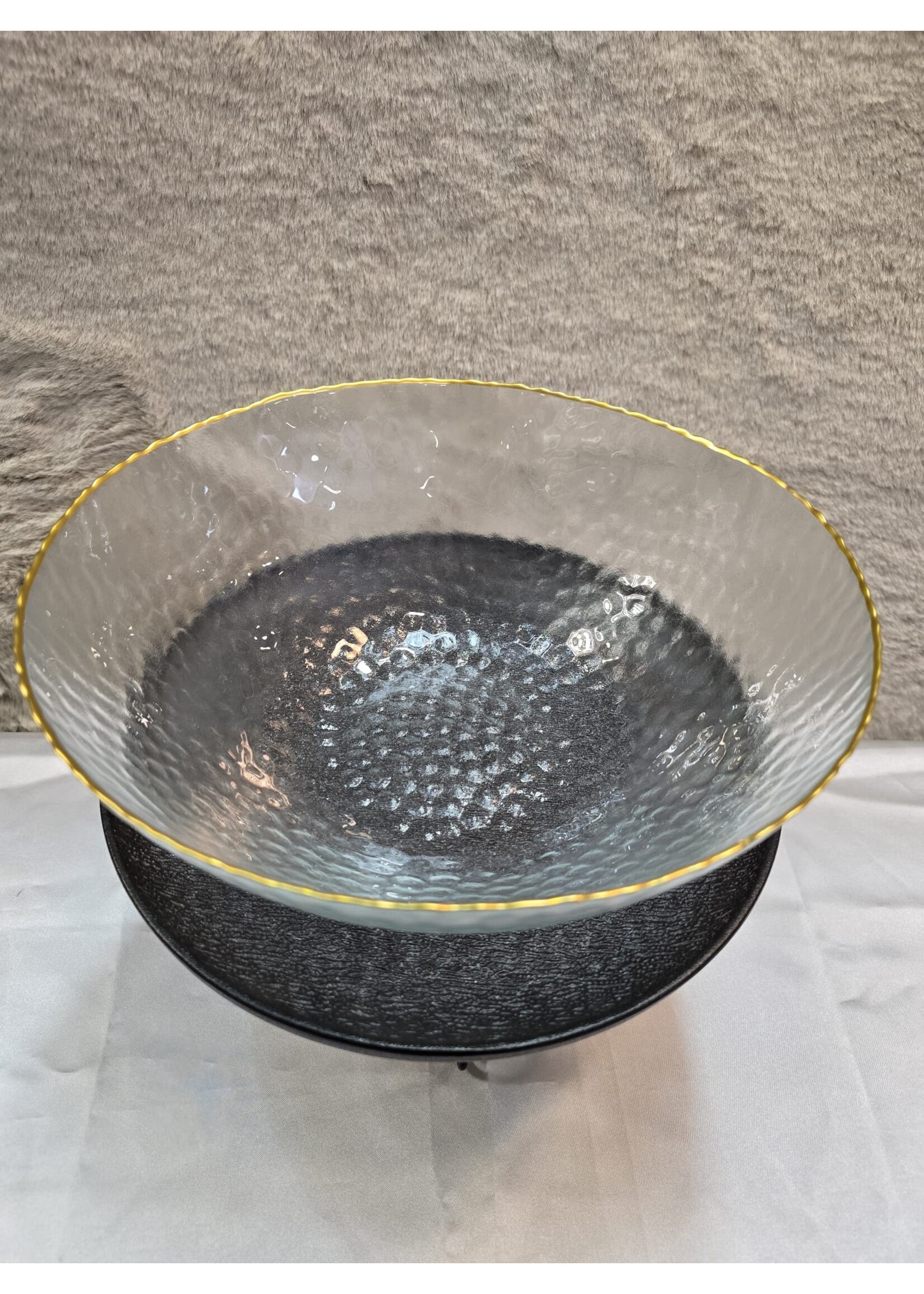 Fruitschaal 27cm van glas