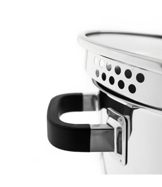 Almina kookpan 24cm met siliconen handvaten