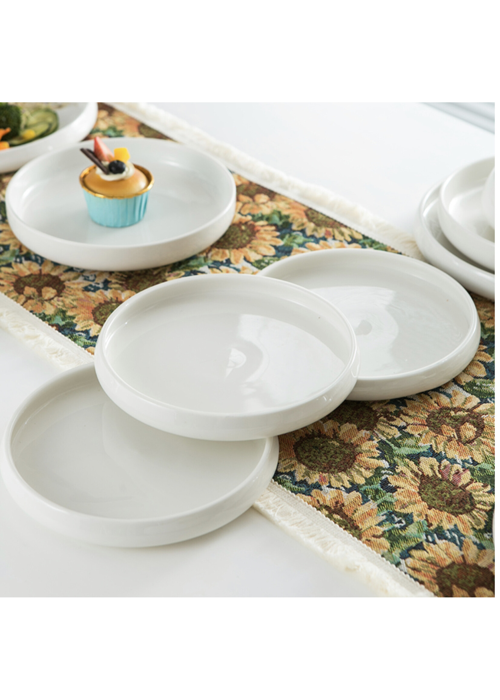 26-delige serviesset Witte Roos Bone Bianco