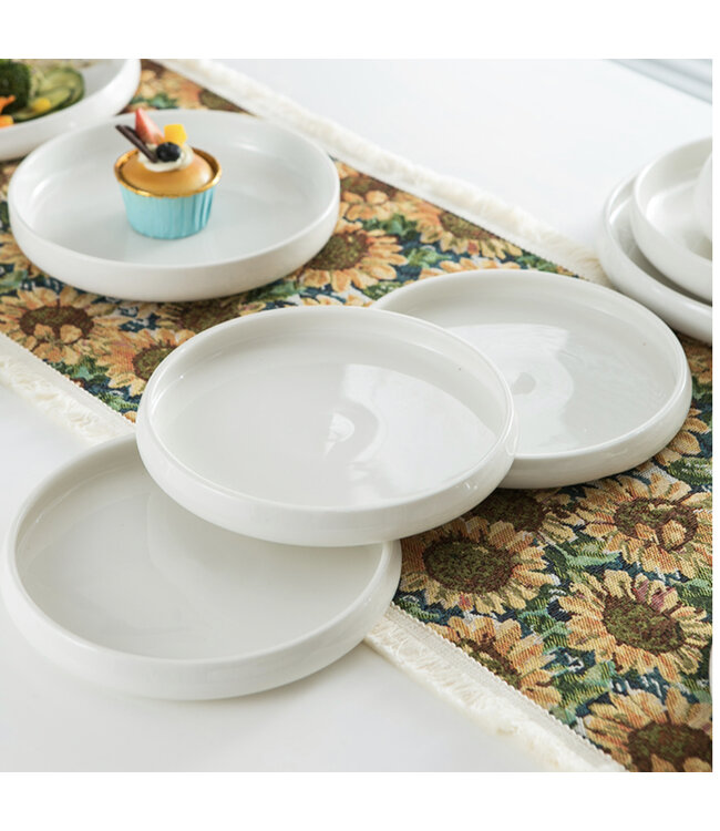 26-delige serviesset Witte Roos Bone Bianco
