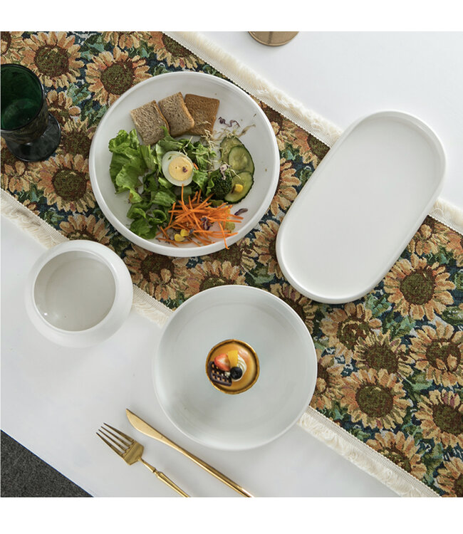 26-delige serviesset Witte Roos Bone Bianco