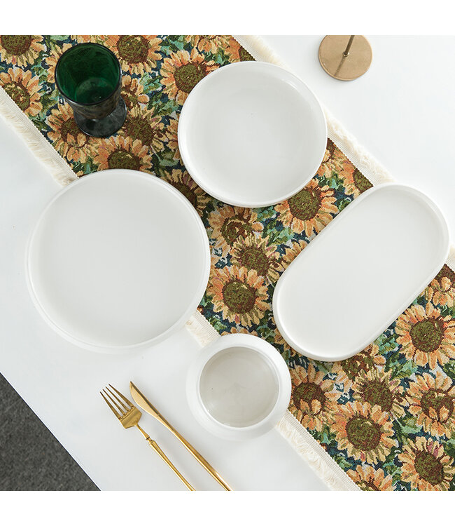 26-delige serviesset Witte Roos Bone Bianco