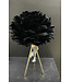 Lampe de table avec plumes