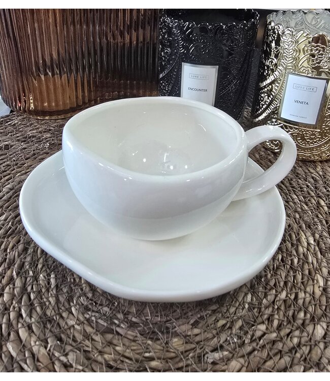 Tasses à café 12 pièces avec sous-couche