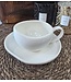 Tasses à café 12 pièces avec sous-couche