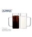 Almina Square rechthoekig glazen mok | 2 stuks | 350 ml