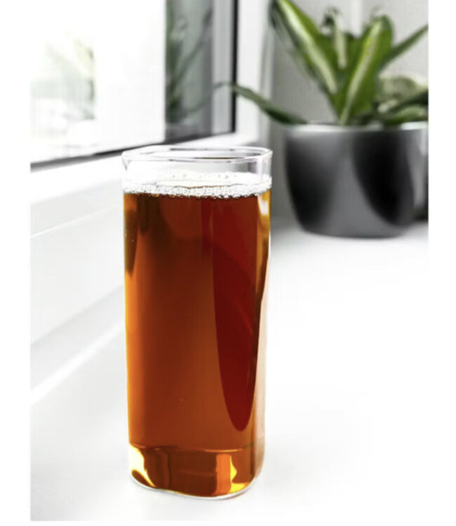 Mulex-Glas, quadratisches Glas, Borosilikatglas, 400 ml