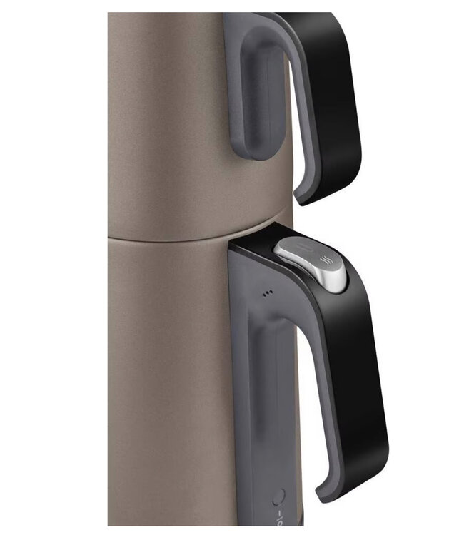 Théière électrique Arzum Çay Sefası 1,2 / 1,8 litre Taupe