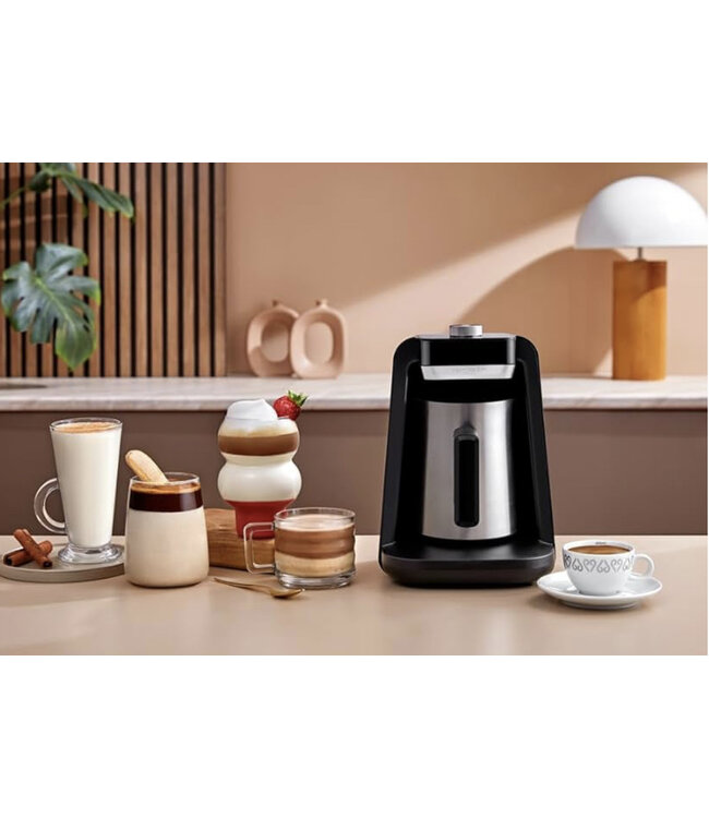 Cafetière turque OKKA Rich Spin Pro Noir - Chrome