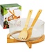 Saladekom met Slabestek Glas TERRESTRIAL 24 cm, 4 l