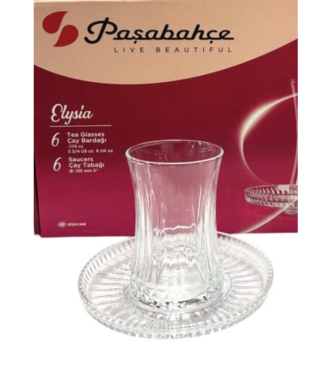 Verres à thé Pasabahce elysia 12 pièces