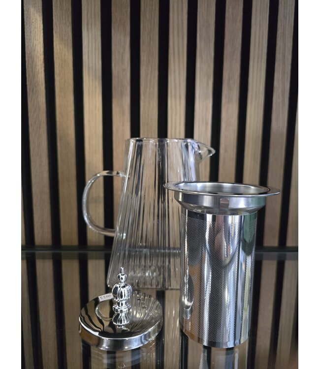 Bavary Glazen theepot met filter 950ml