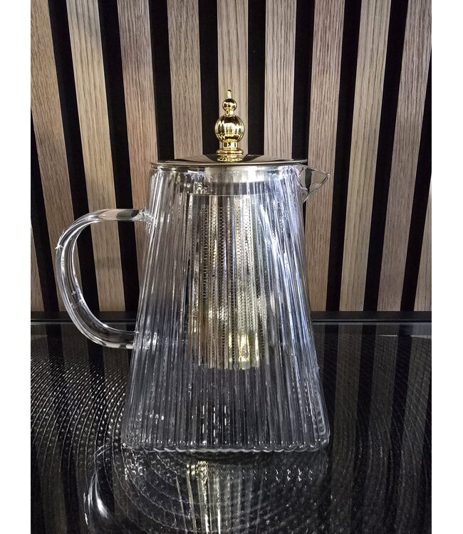 Bavary Glazen theepot met filter 950ml