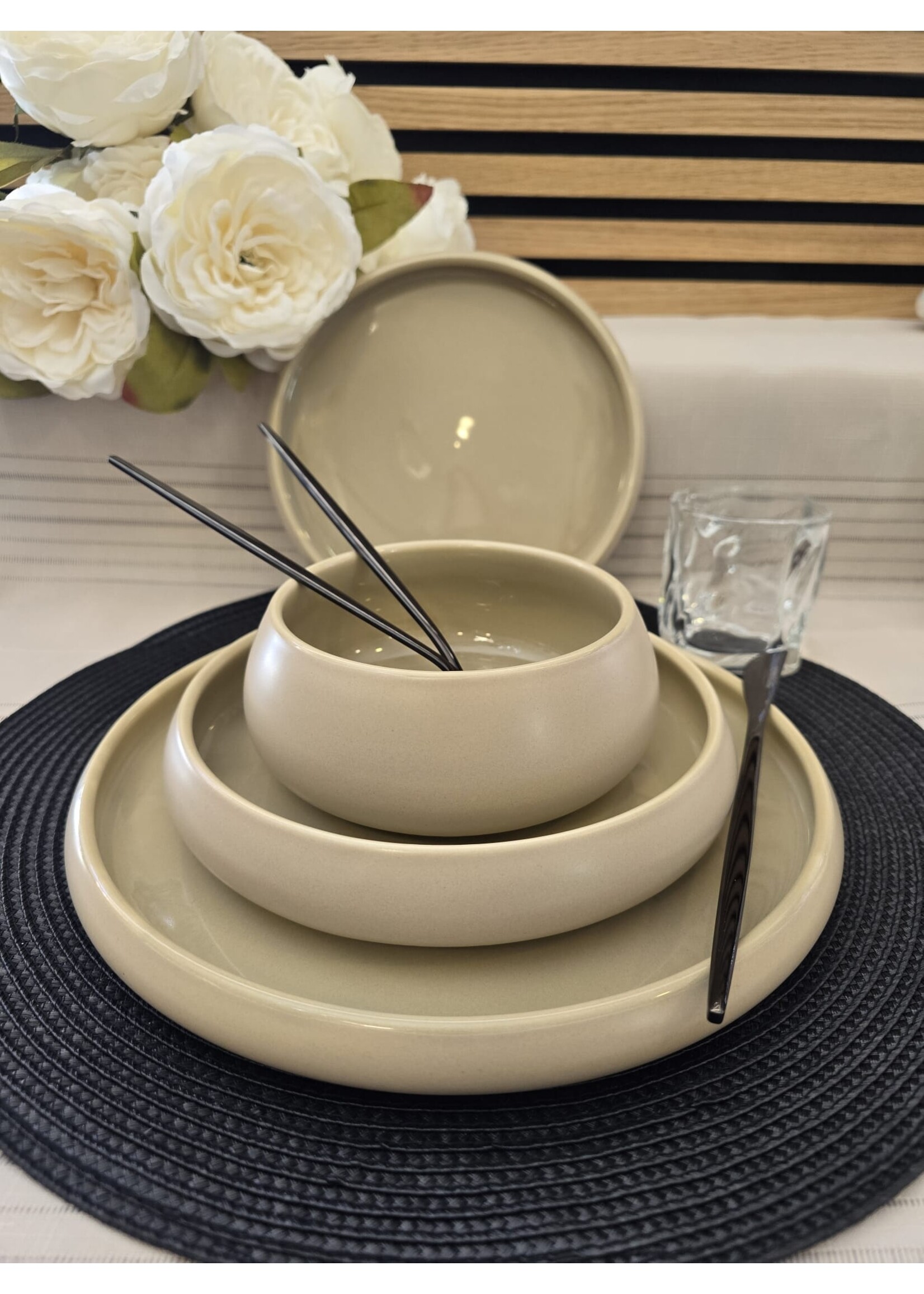 Bavary 24-delige Serviesset chubby beige