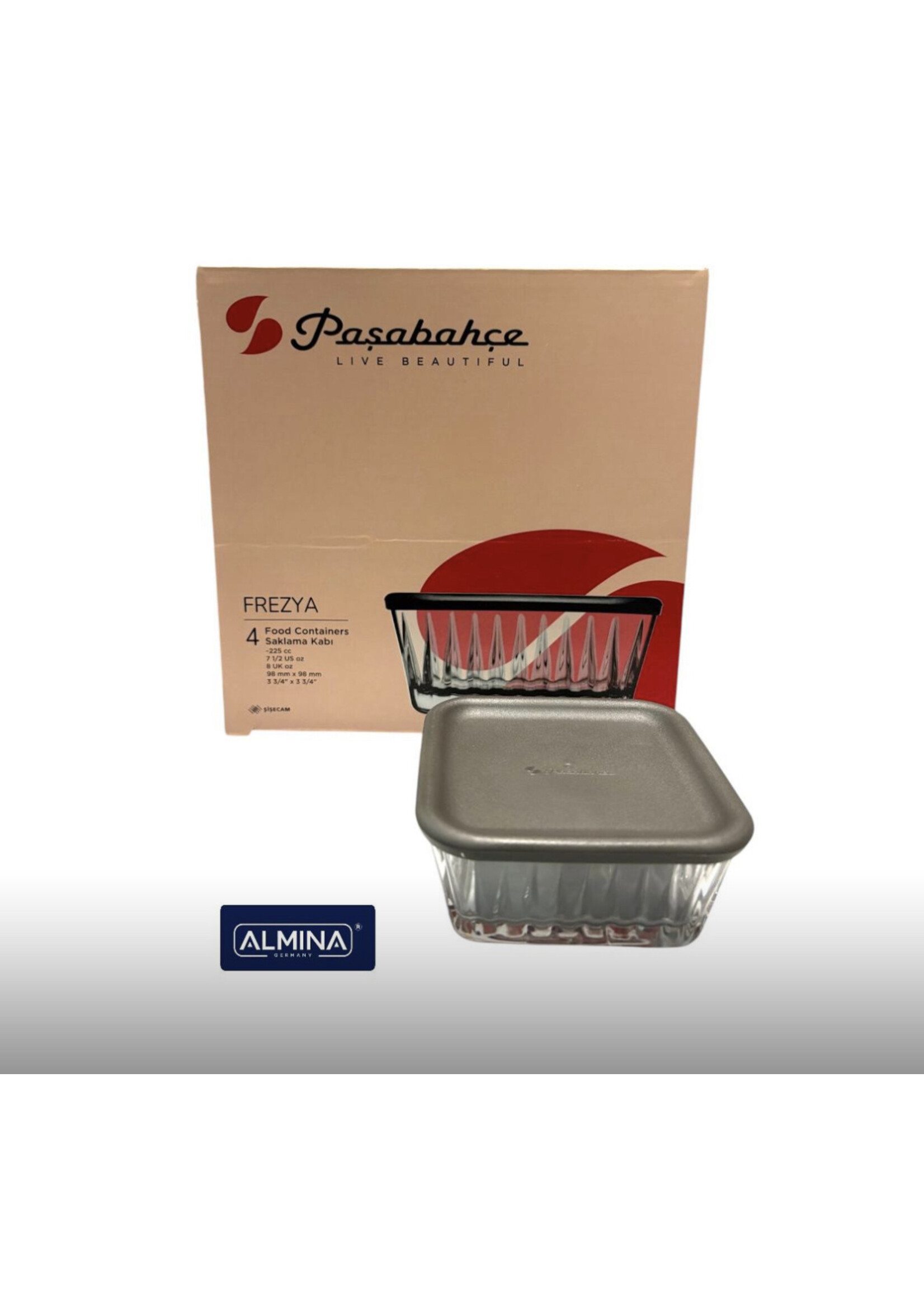 Bols lyophilisés 4 pièces avec couvercles