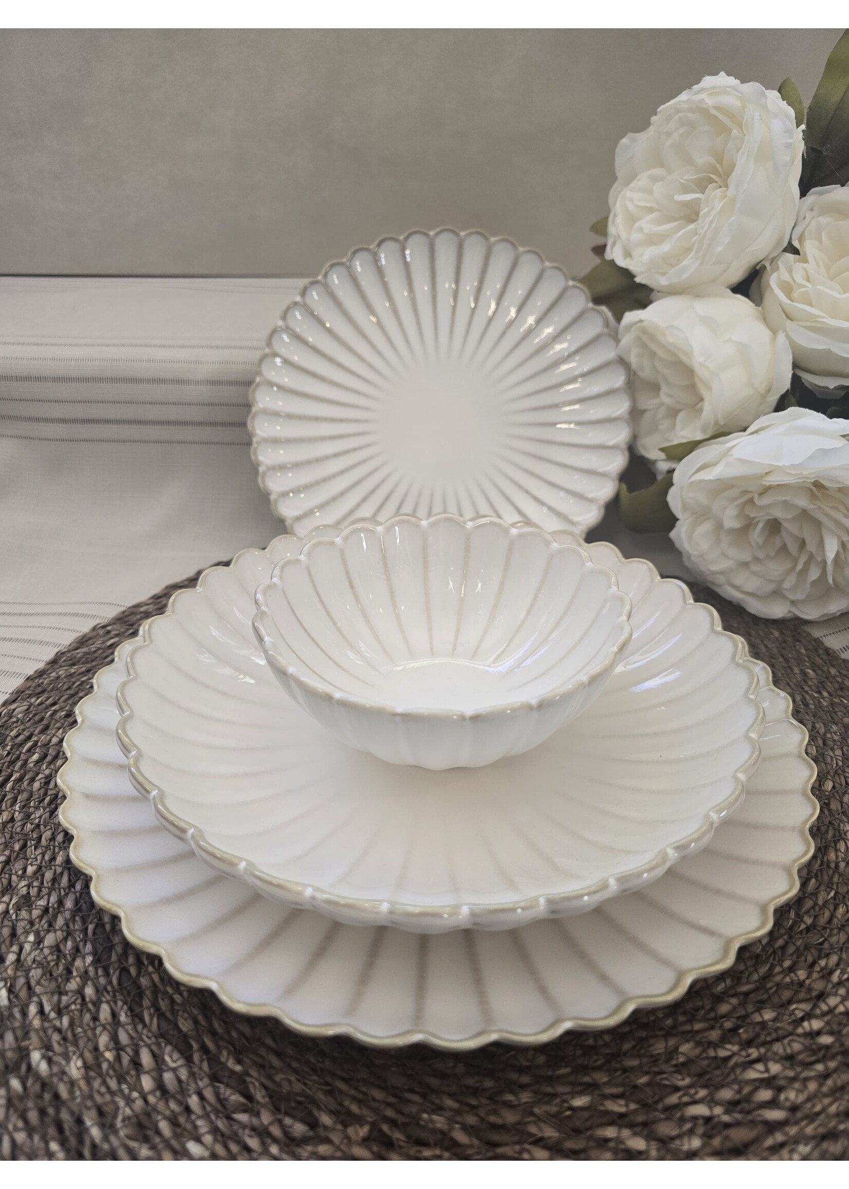 24-delige Serviesset almina bloomy