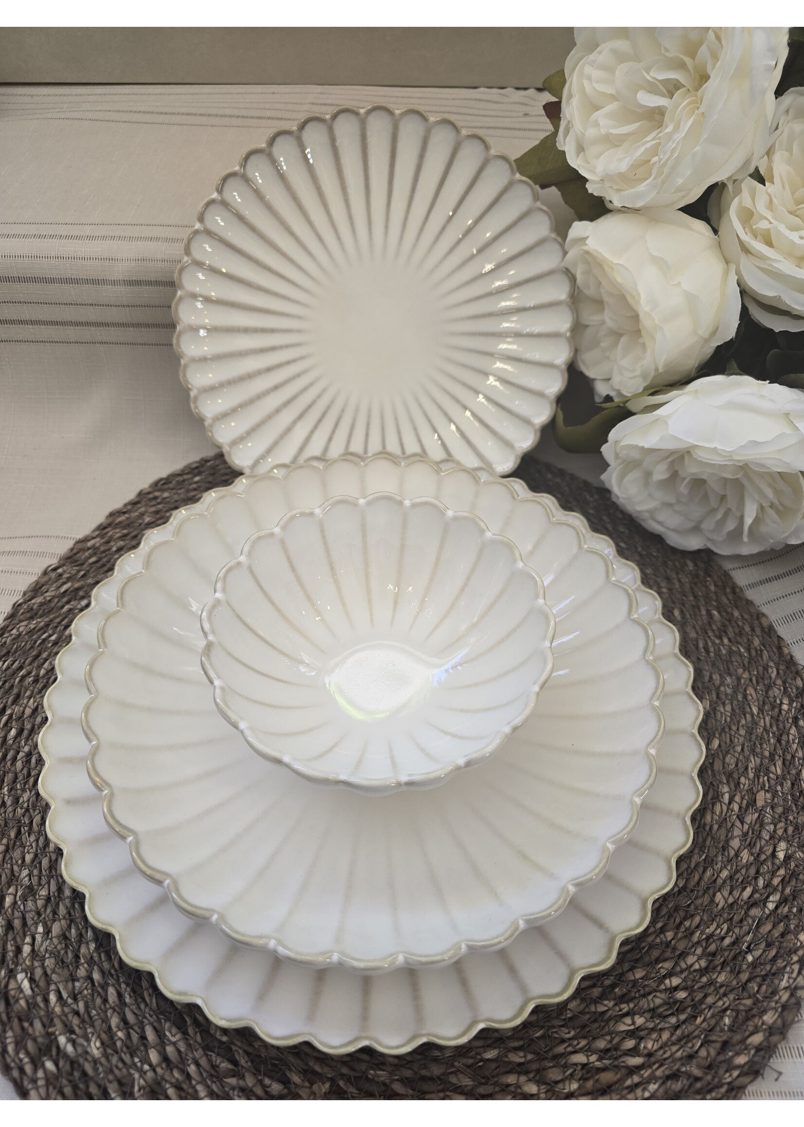 24-teiliges Tafelservice Almina Bloomy