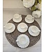 Tasses à expresso Almina Bloomy 12 pièces