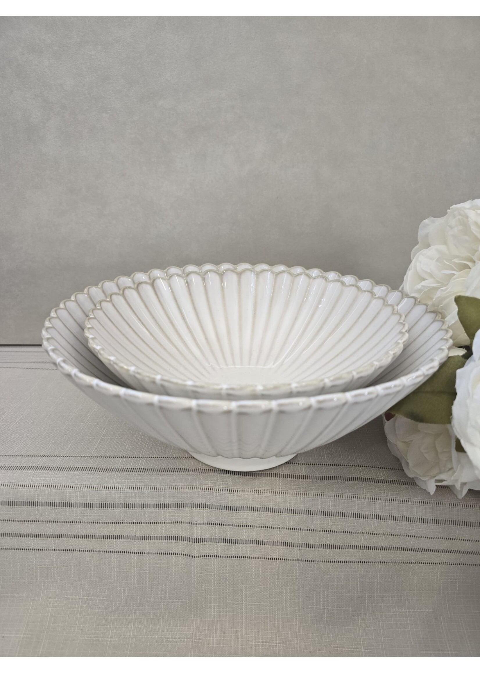 Almina bloomy 2-delige serviesschalen