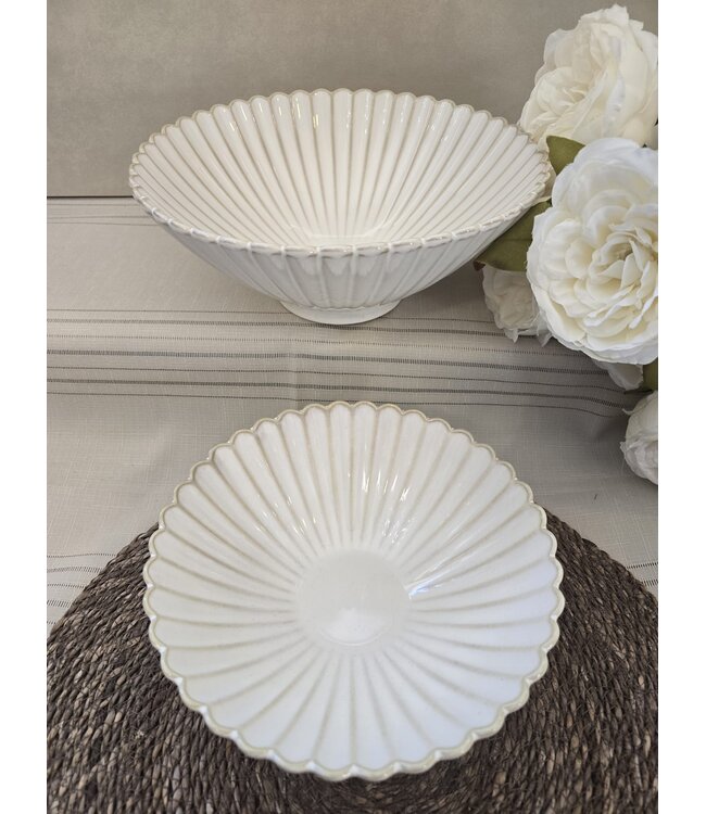 Almina bloomy 2-delige serviesschalen