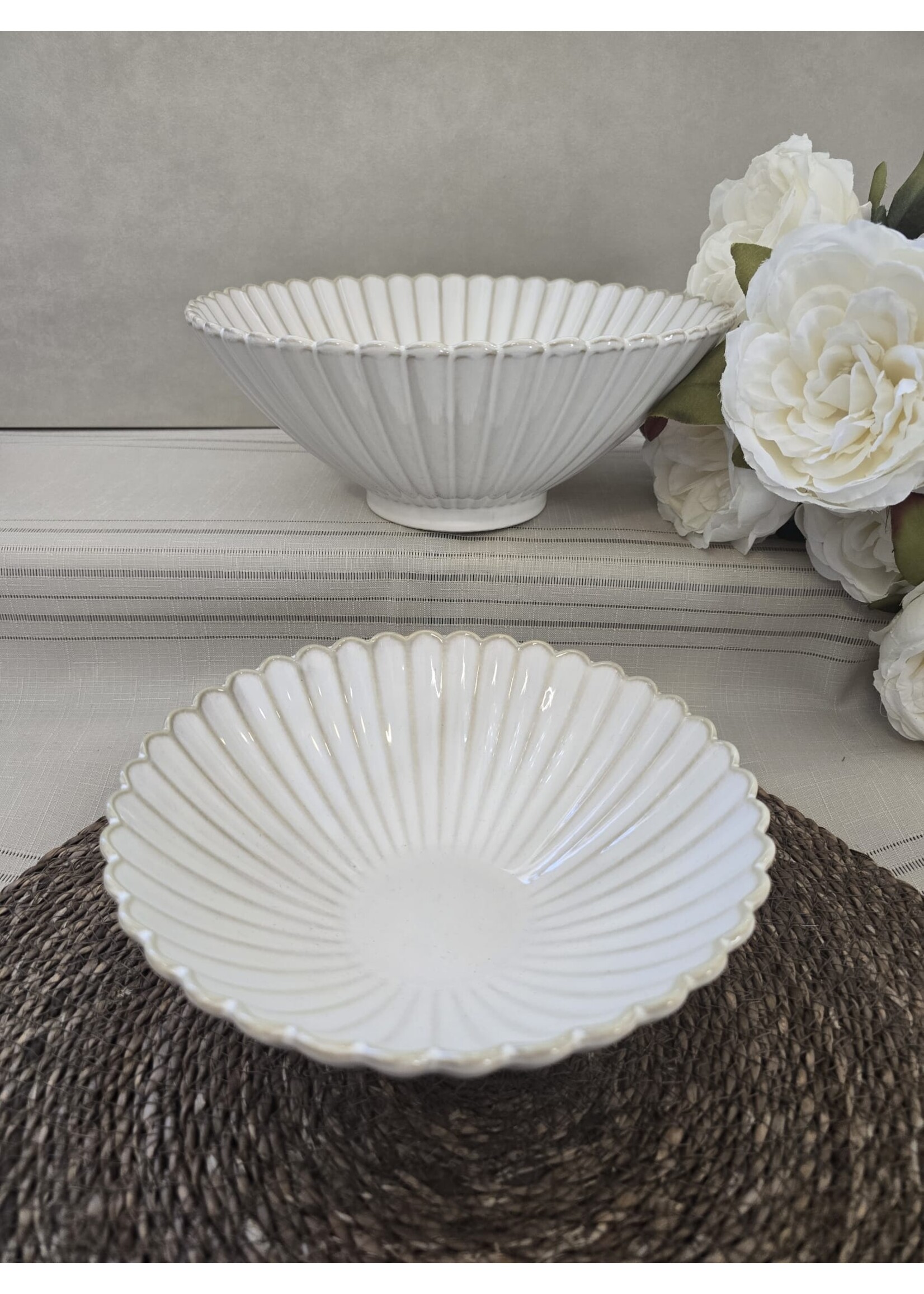 Almina bloomy 2-delige serviesschalen