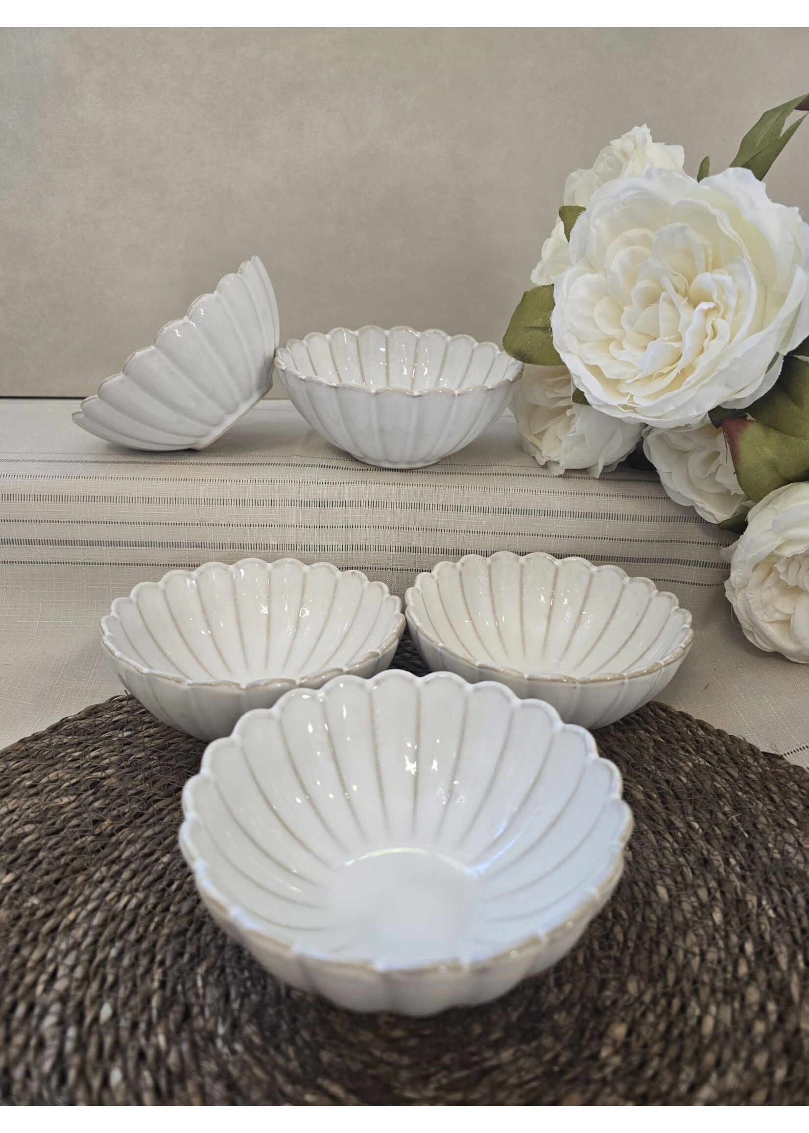 Bols à soupe fleuris Almina 6 pièces 13 cm