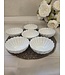 Bols à soupe fleuris Almina 6 pièces 13 cm