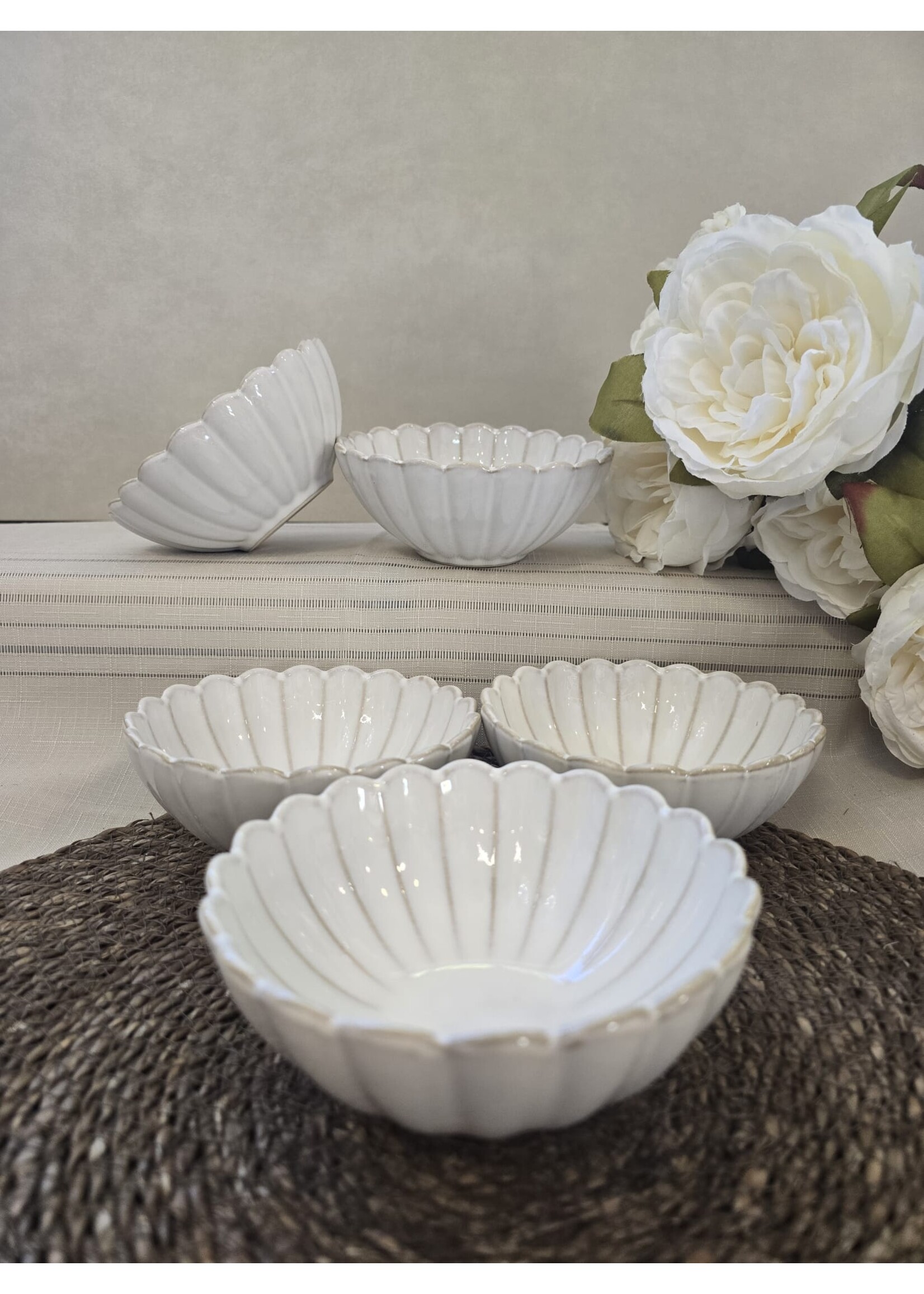 Bols à soupe fleuris Almina 6 pièces 13 cm