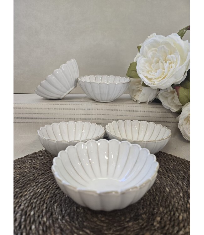 Bols à soupe fleuris Almina 6 pièces 13 cm