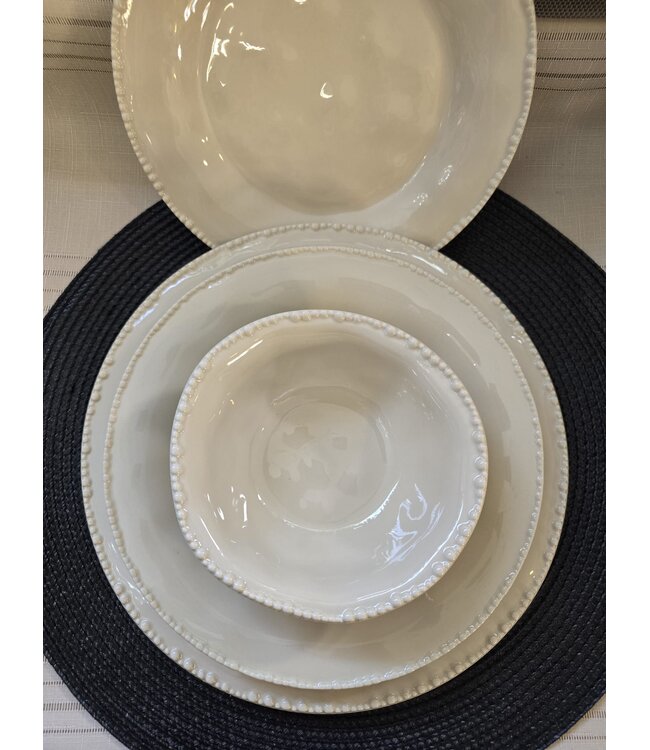Bavary 24-delige Serviesset pearls creme kleur