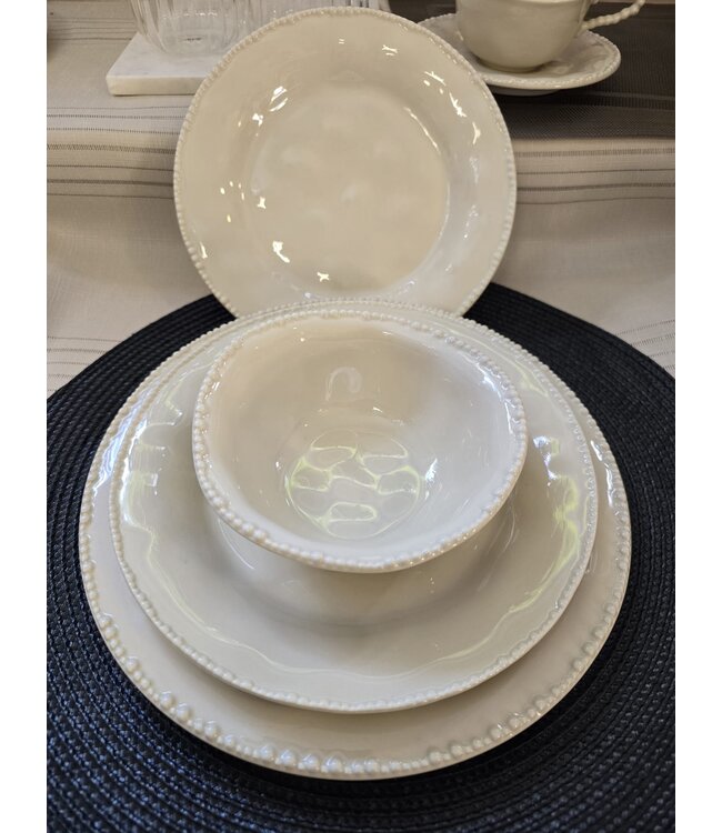 Bavary 24-delige Serviesset pearls creme kleur