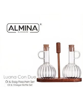 Almina olie- en azijnflesset