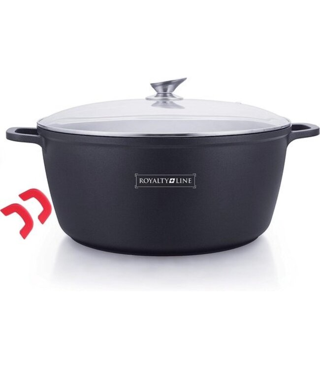Braadpan 40 cm – 19,5 liter – Royalty Line Zwitserse Titanium – Antiaanbaklaag