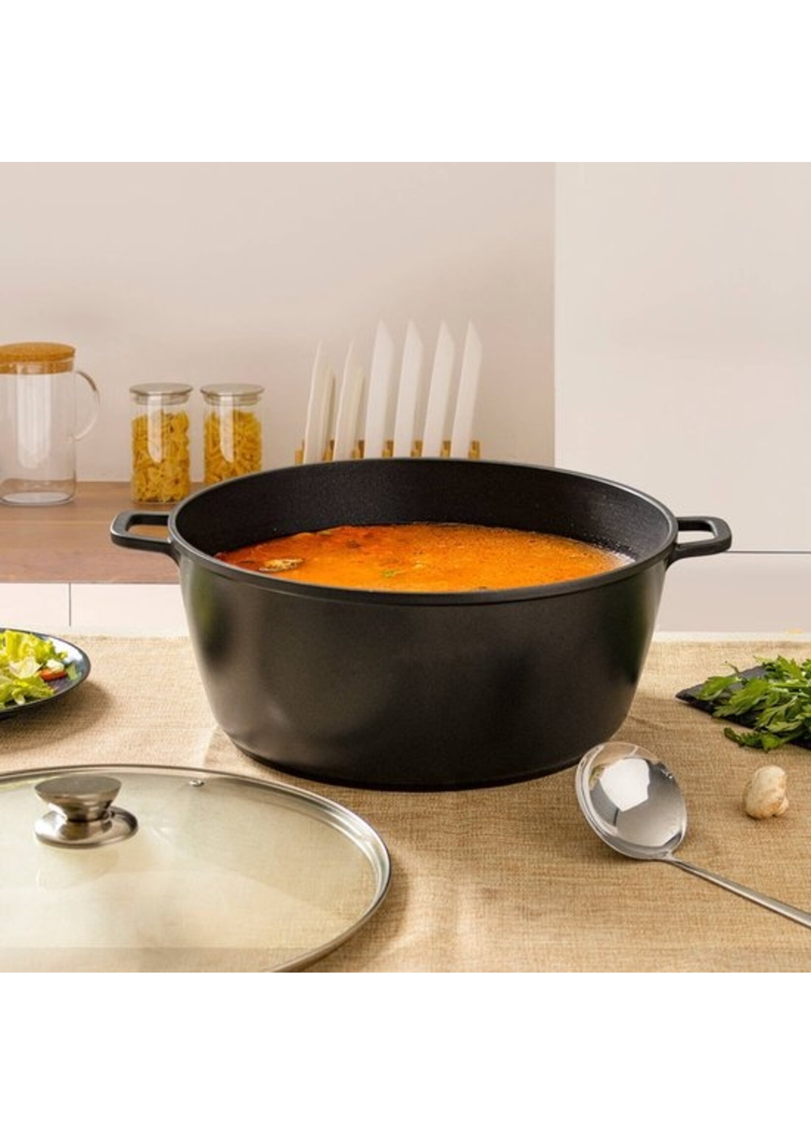 Braadpan 40 cm – 19,5 liter – Royalty Line Zwitserse Titanium – Antiaanbaklaag