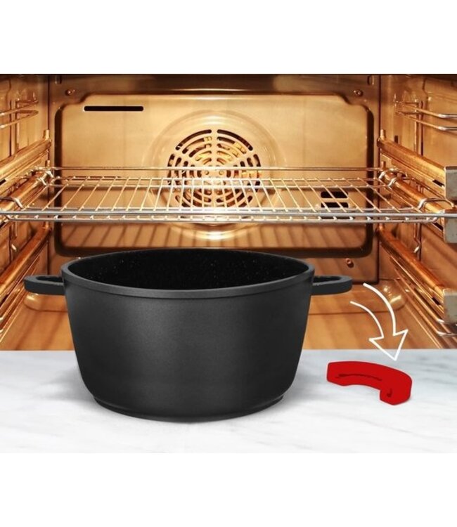 Braadpan 40 cm – 19,5 liter – Royalty Line Zwitserse Titanium – Antiaanbaklaag