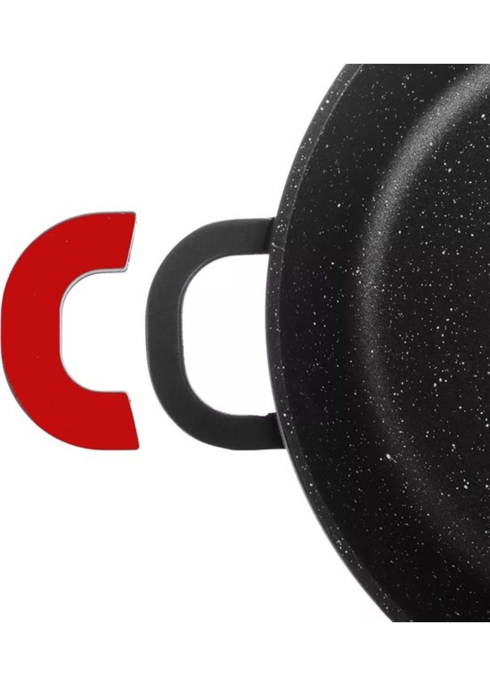 Braadpan 40 cm – 19,5 liter – Royalty Line Zwitserse Titanium – Antiaanbaklaag