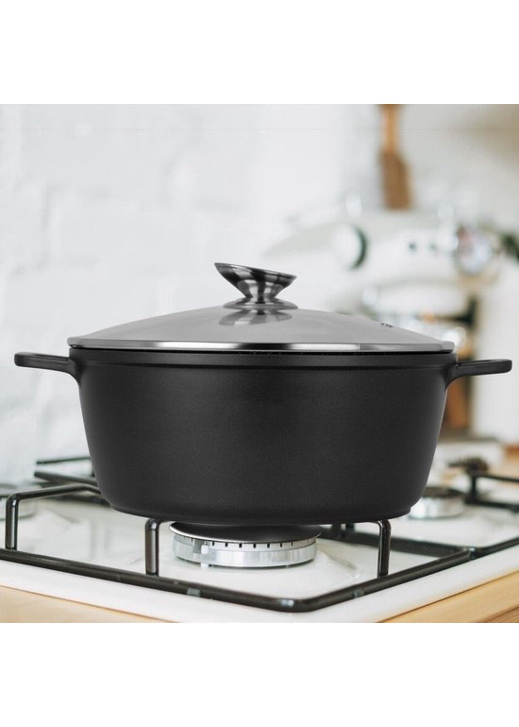 Braadpan 40 cm – 19,5 liter – Royalty Line Zwitserse Titanium – Antiaanbaklaag