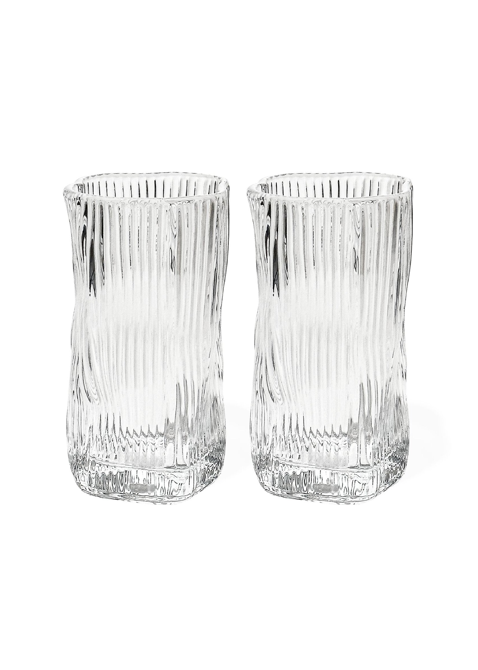 Verres à ondulations ondulées 280 ml 6 pièces