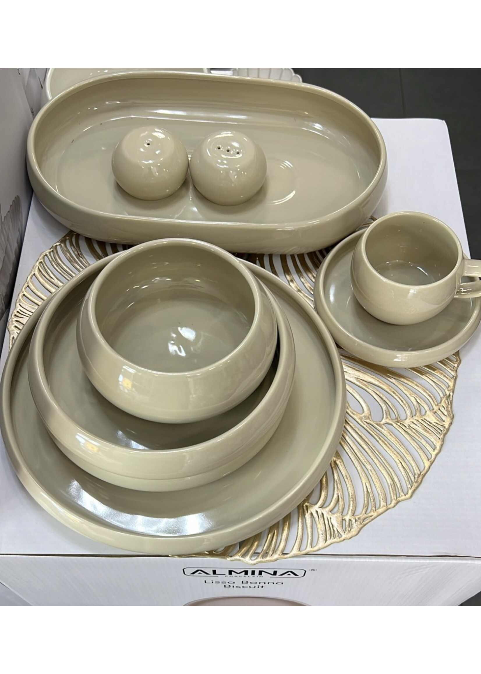 27-delige serviesset almina lissa bone