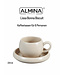 koffiekopjes almina lissa bone biscuit 220ml