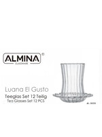 Almina verres à thé
